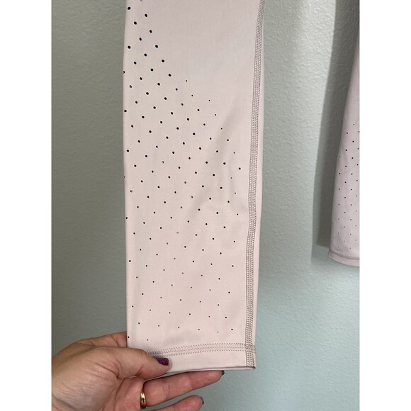 Athleta Contender Aero 7/8 Leggings Laser Cut Ombre Pebble Gray Women's Size M - Picture 4 of 15